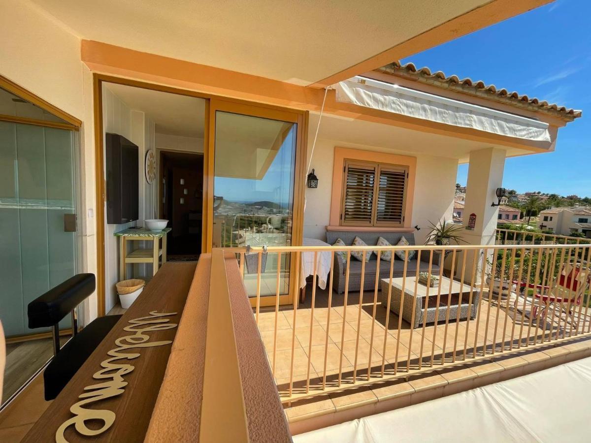 2 Bed Penthouse Apartment - Sea Views - Sleeps 4 Finestrat Ngoại thất bức ảnh